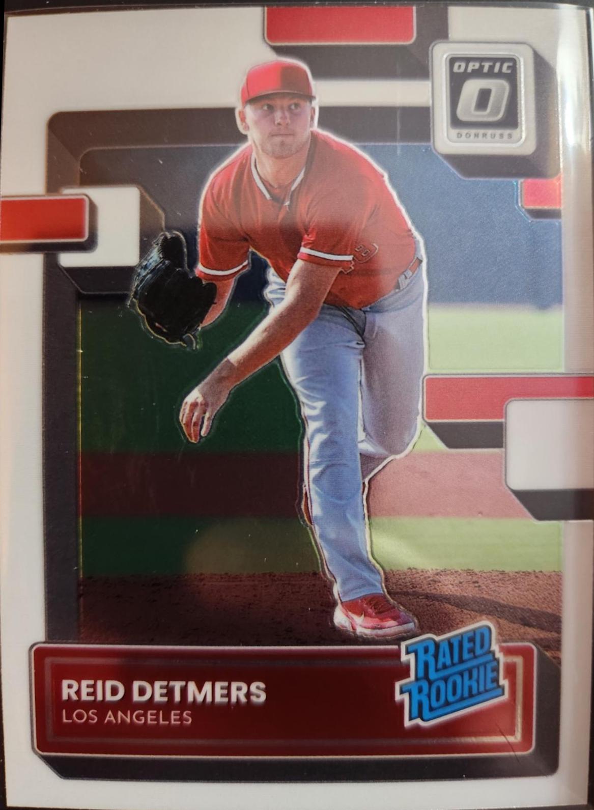 Reid Detmers #43 Baseball Cards 2022 Panini Donruss Optic