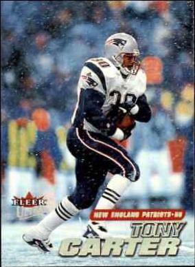 Tony Carter #60 2001 Ultra Football