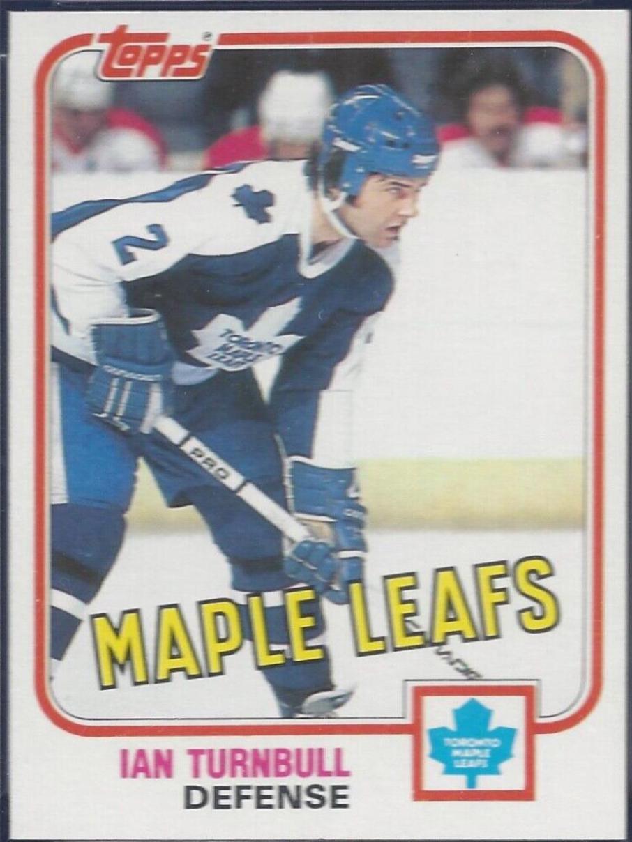 Ian Turnbull #42 Hockey Cards 1981 Topps