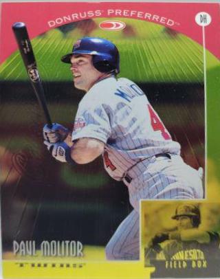 Paul Molitor #32 Baseball Cards 1998 Donruss Preferred