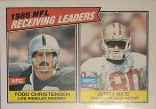 Todd Christensen / Jerry Rice