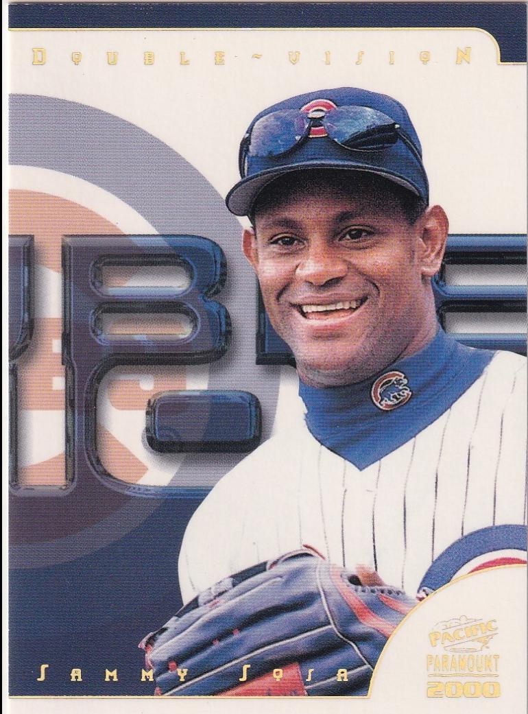 Sammy Sosa #23 Baseball Cards 2000 Pacific Paramount Double Vision