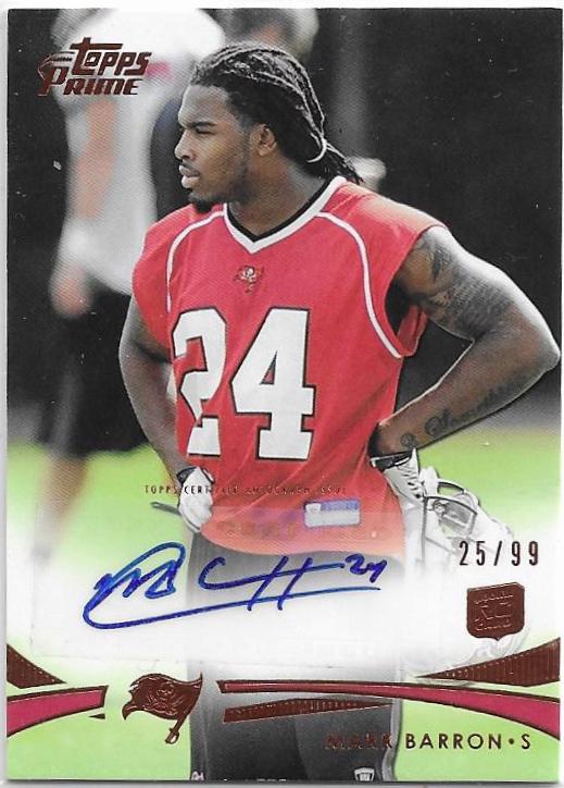 Mark Barron [Autograph Copper] #29