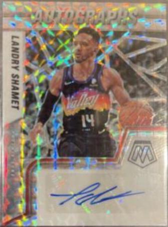 Landry Shamet #AM-LSM 2021-22 Panini Mosaic Basketball Autographs Mosaic