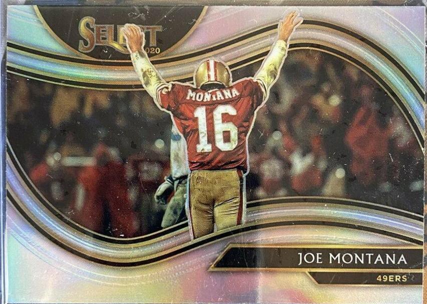 Joe Montana Football Cards 2020 Panini Select Snapshots