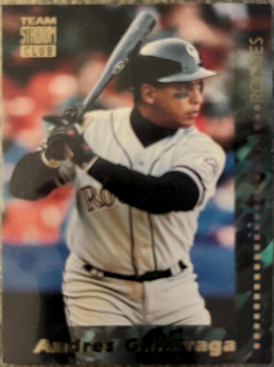Andres Galarraga #91 1994 Stadium Club Team Series Baseball