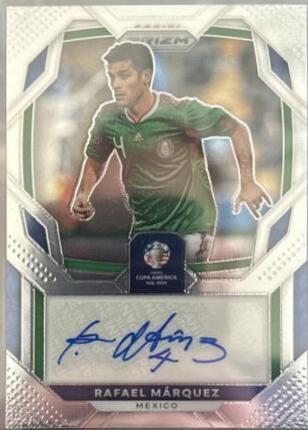 Rafael Marquez #38 Soccer Cards 2024 Panini Prizm Copa America Signature