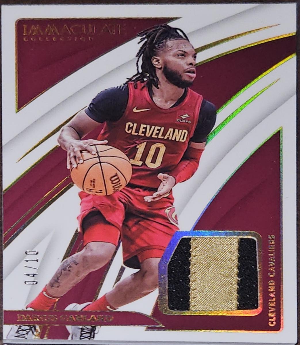 Darius Garland [Gold] #SWA-GAR Prices | 2023 Panini Immaculate Swatch ...