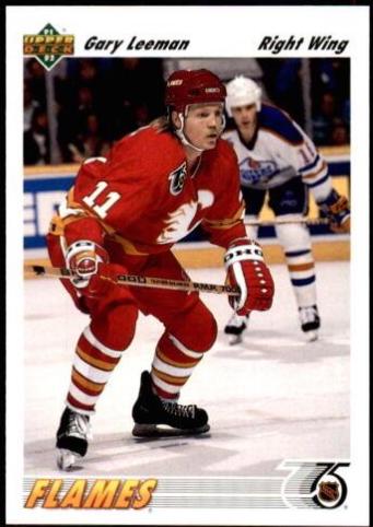 Gary Leeman #528 Hockey Cards 1991 Upper Deck