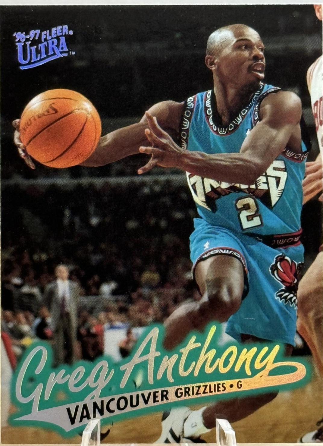 Greg Anthony #117 Basketball Cards 1996 Ultra