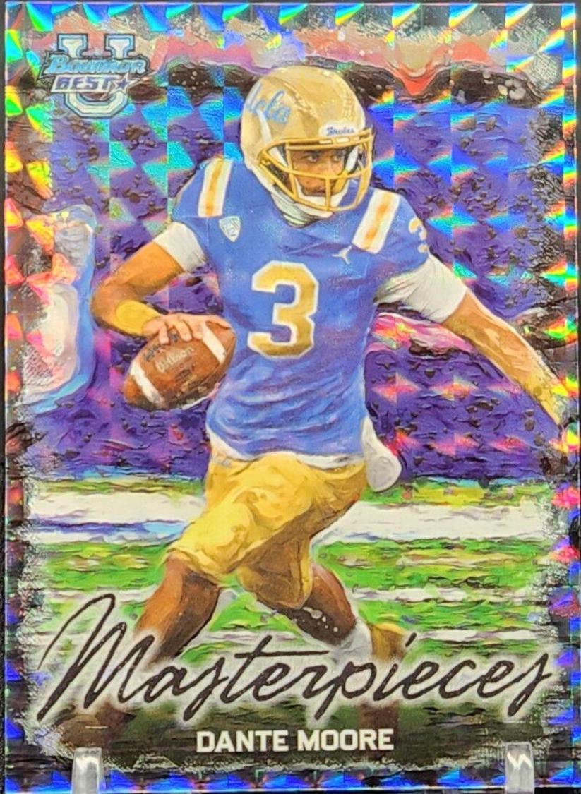 Dante Moore #BM-5 Football Cards 2023 Bowman's Best University Masterpieces