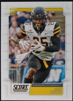 Jalin Moore Jr. #343 Football Cards 2019 Panini Score