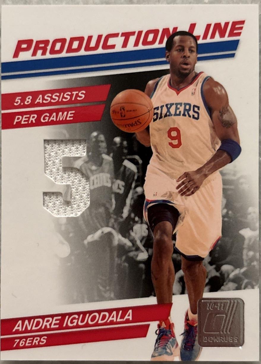 Andre Iguodala #55 2010-11 Donruss Basketball Production Line