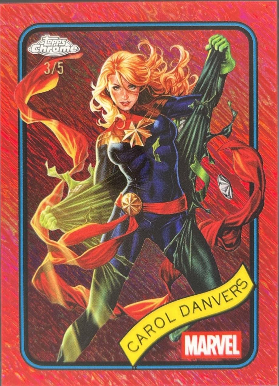 Carol Danvers Red Shimmer Refractor
