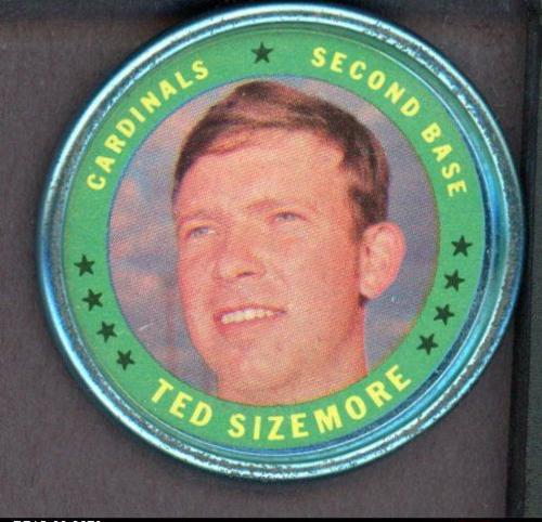 Ted Sizemore #65 1971 Topps Coins Baseball