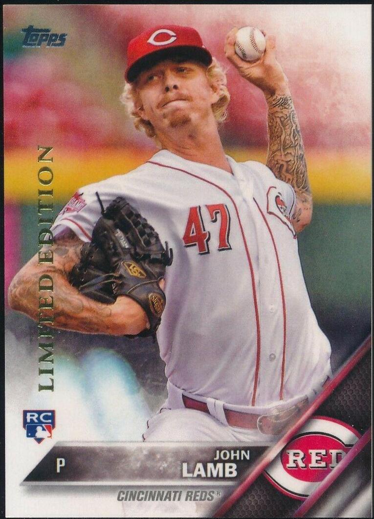 John Lamb #59 Baseball Cards 2016 Topps Limited Edition