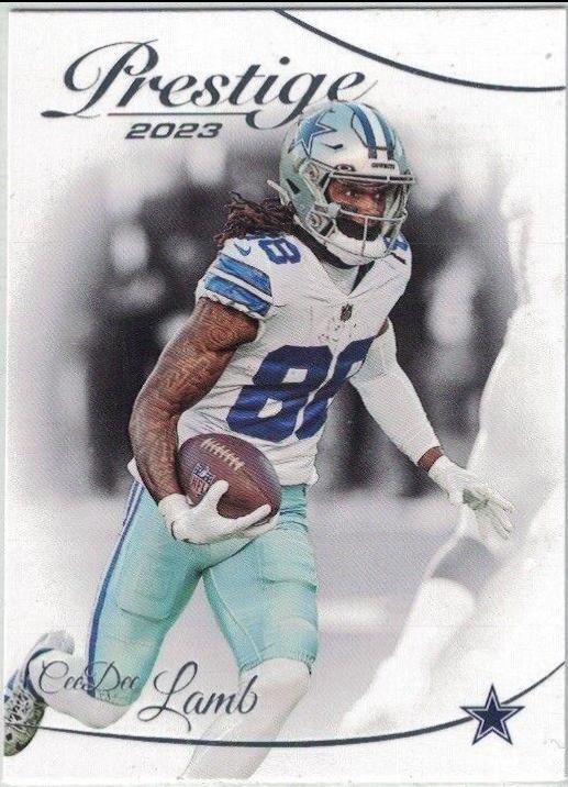 CeeDee Lamb #77 Football Cards 2023 Panini Prestige