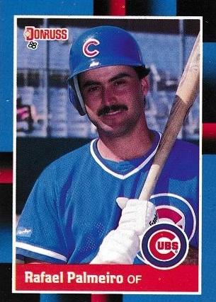 Rafael Palmeiro #324 Baseball Cards 1988 Donruss
