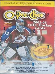 Blaster Box Hockey Cards 2002 O-Pee-Chee Prices
