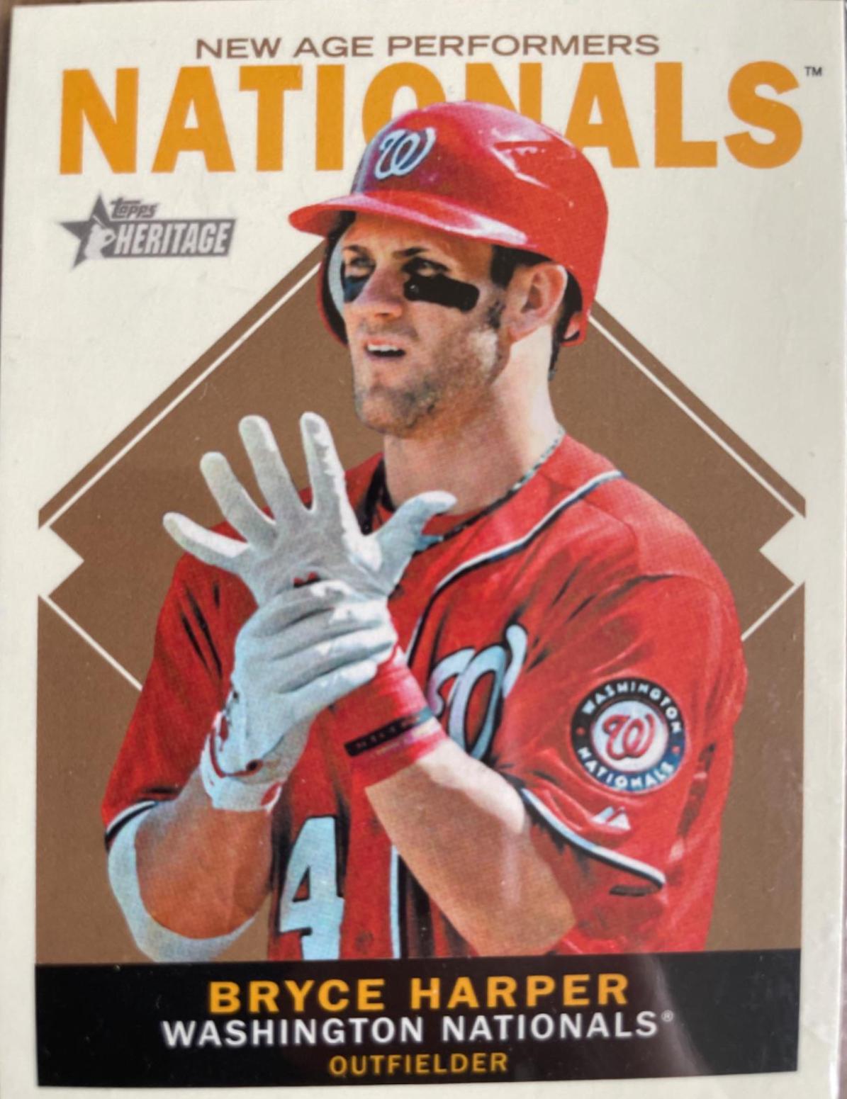 Bryce Harper #NAP-BH Baseball Cards 2013 Topps Heritage New Age Performers