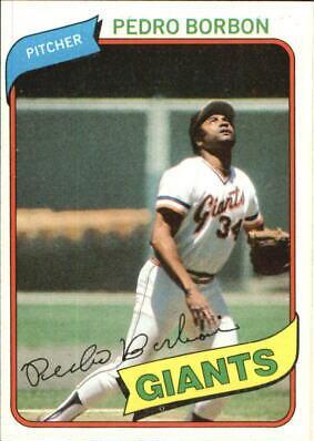 1980 Topps Pedro Borbon #627 card