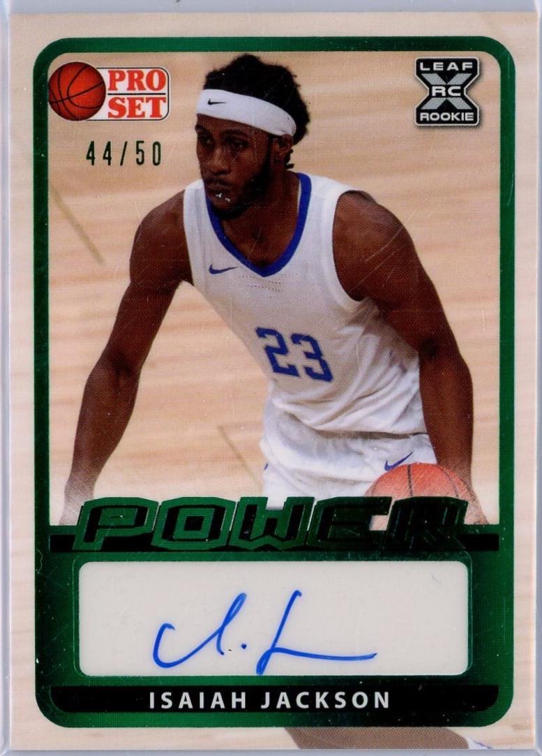 Ian Jackson #PA-IJ1 2021 Pro Set Power Portrait Autograph Basketball