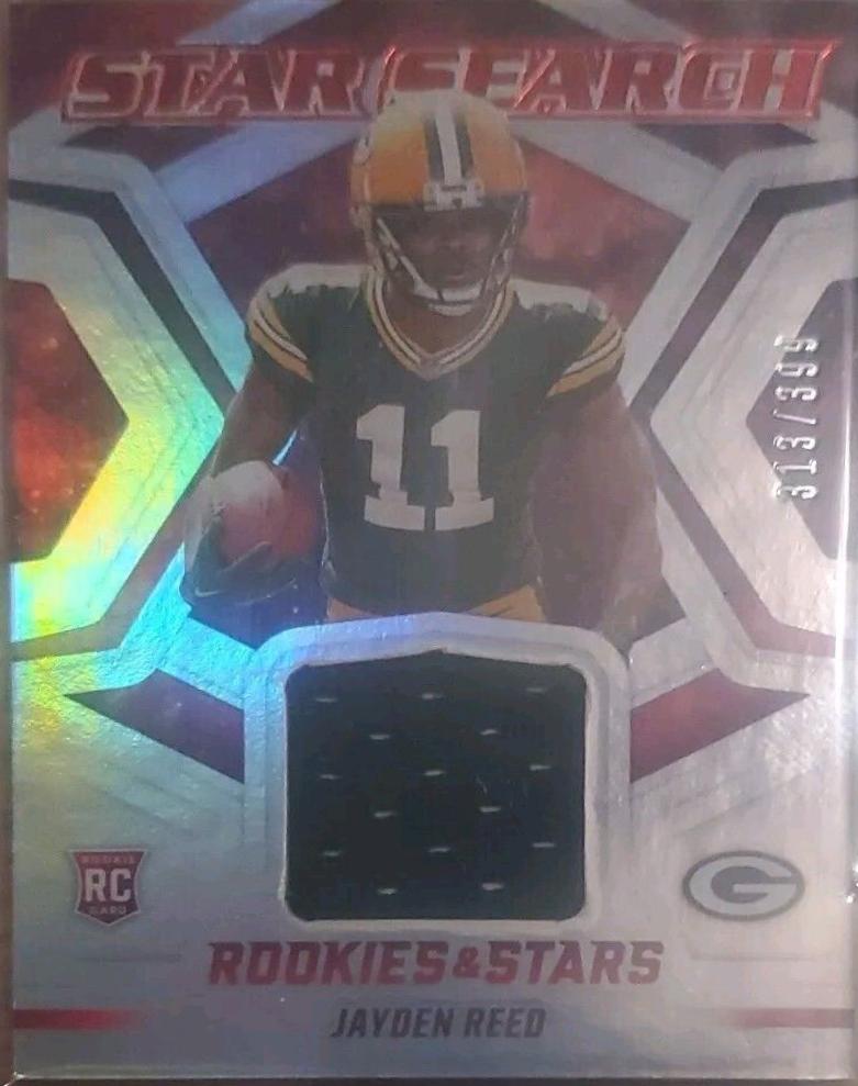 Jayden Reed #SS-JR Football Cards 2023 Panini Rookies & Stars Star Search