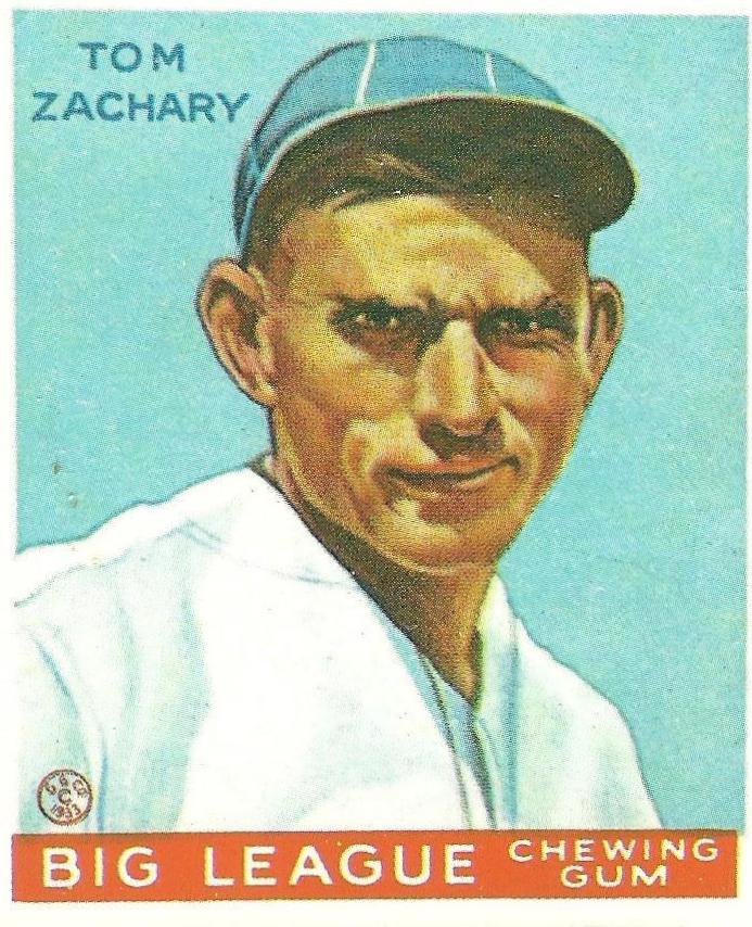 Tom Zachary #91 1977 Dover Classic Reprints Baseball