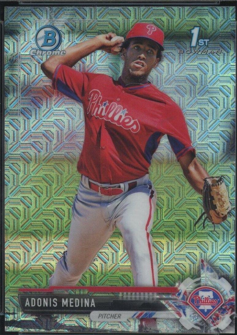 Adonis Medina #BCP104 Baseball Cards 2017 Bowman Mega Box Chrome Prospects