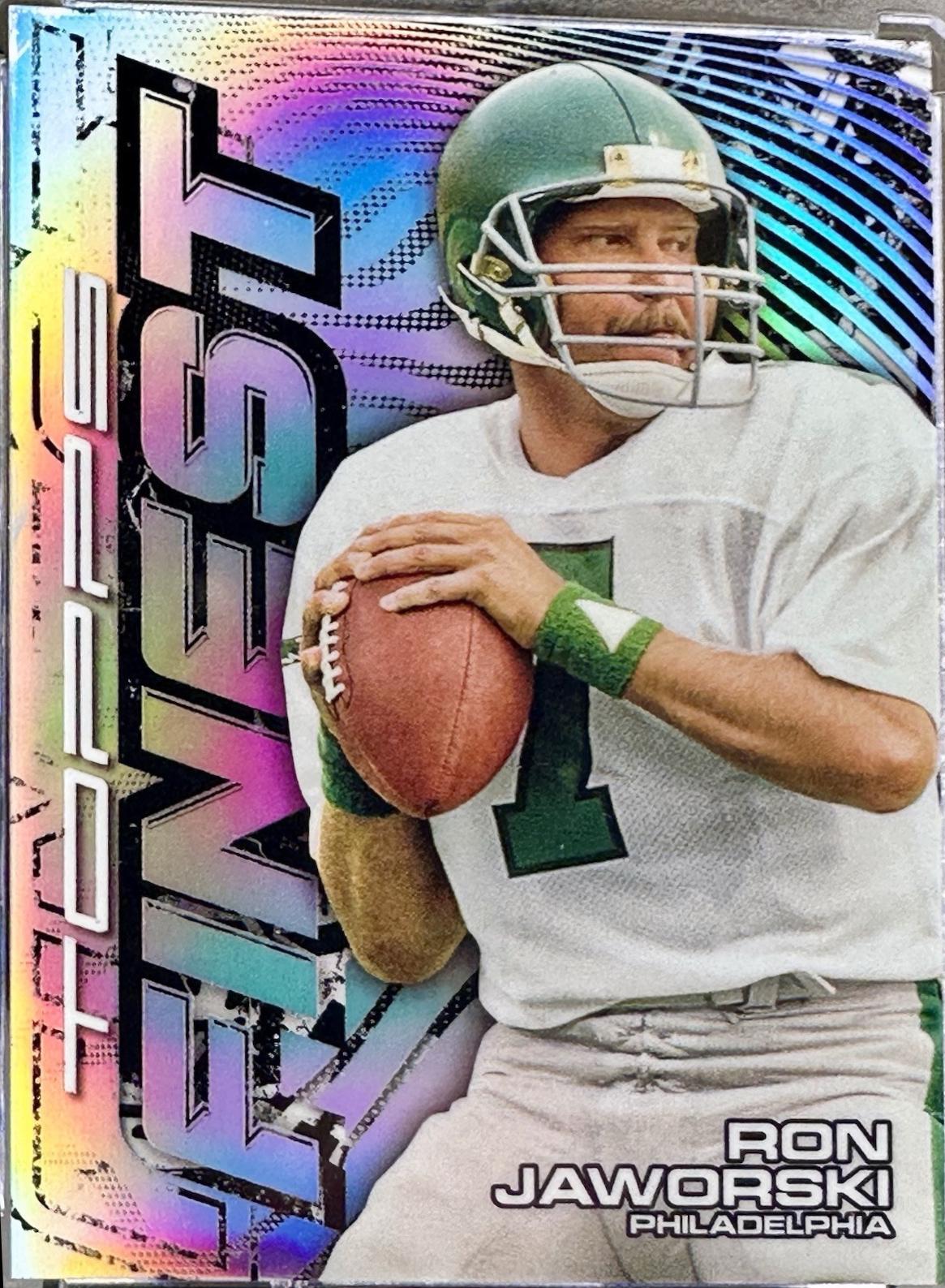 Ron Jaworski #MYST-12 Football Cards 2024 Topps Finest Mystery Refractor