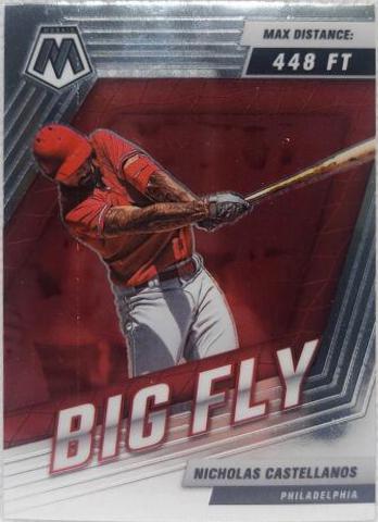 Nicholas Castellanos #BF-11 Baseball Cards 2022 Panini Mosaic Big Fly