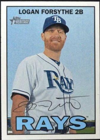 Logan Forsythe #2 Baseball Cards 2016 Topps Heritage