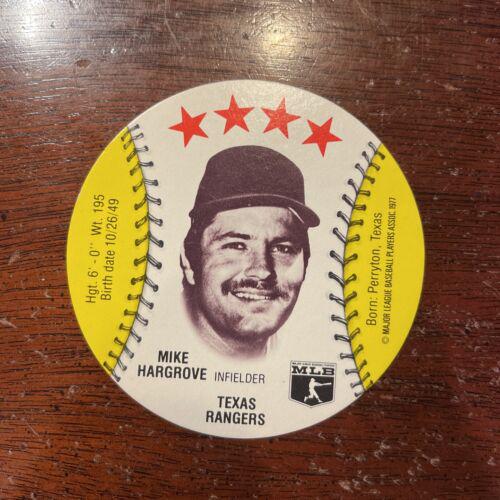 Mike Hargrove Baseball Cards 1977 Chilly Willee Discs