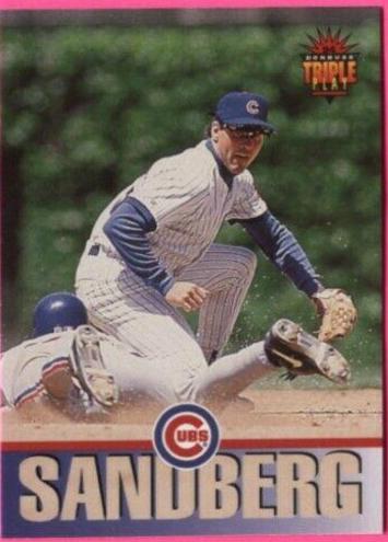 Ryne Sandberg #77 1994 Donruss Triple Play Baseball