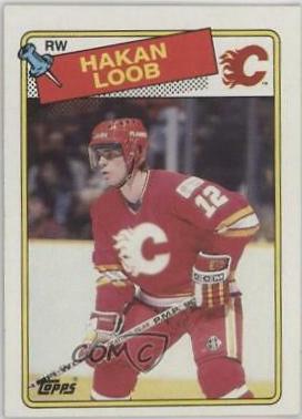 Hakan Loob #110 Hockey Cards 1988 Topps