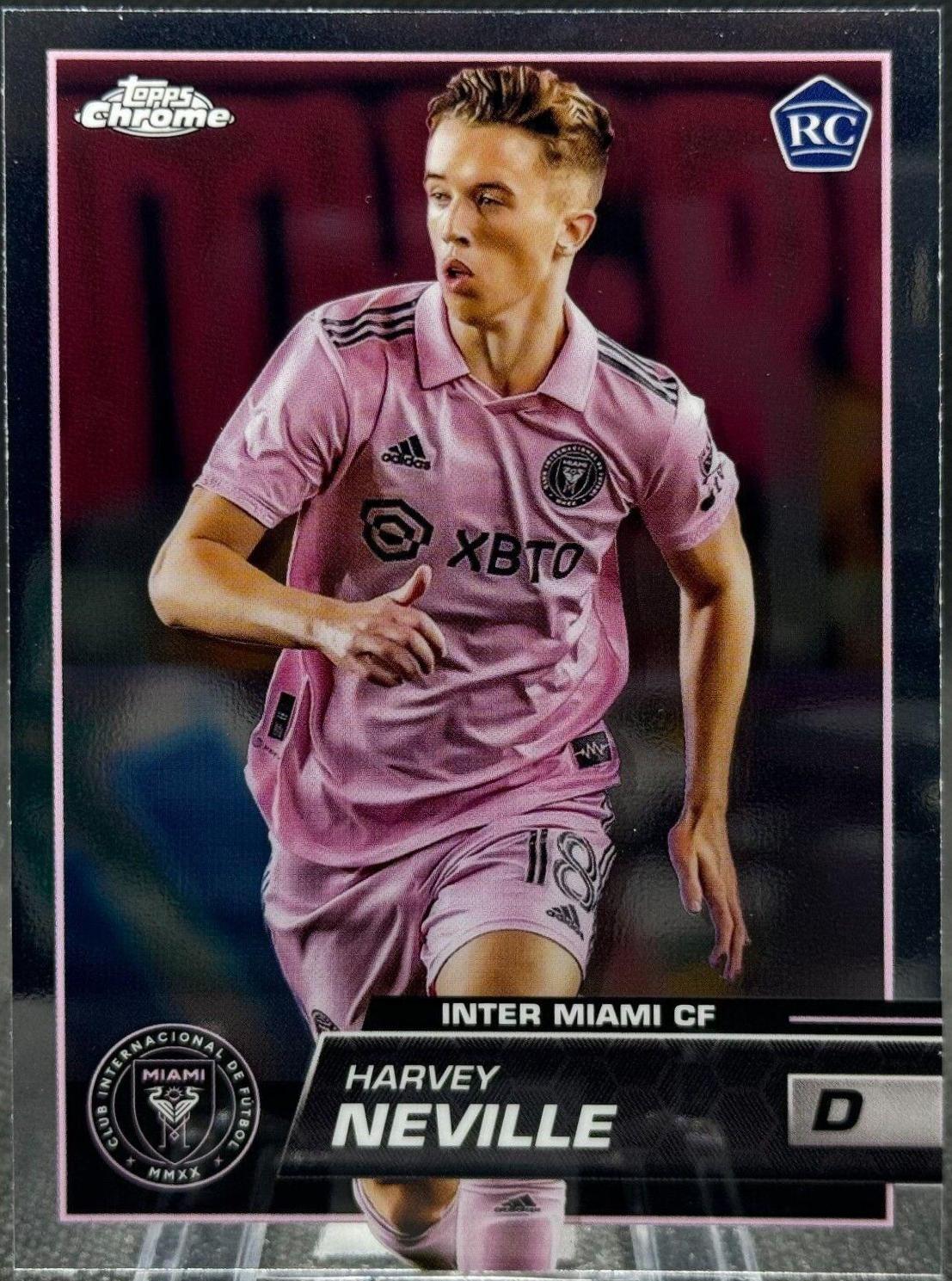 Harvey Neville #170 Soccer Cards 2023 Topps Chrome MLS