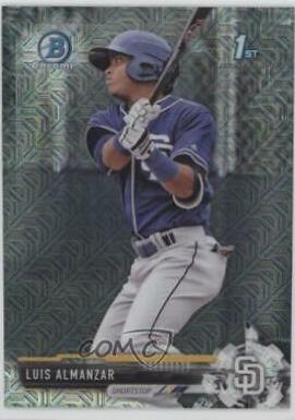 Luis Almanzar #BCP8 2017 Bowman Mega Box Chrome Prospects Baseball