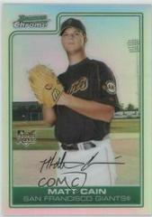 Matt Cain [Refractor] #208 Baseball Cards 2006 Bowman Chrome Prices