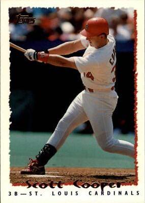 Scott Cooper #138T Baseball Cards 1995 Topps Traded