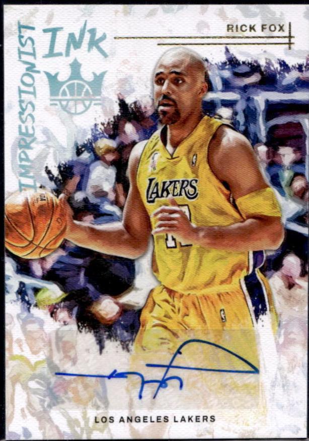 Rick Fox #II-RAL 2022-23 Panini Court Kings Basketball Impressionist Ink