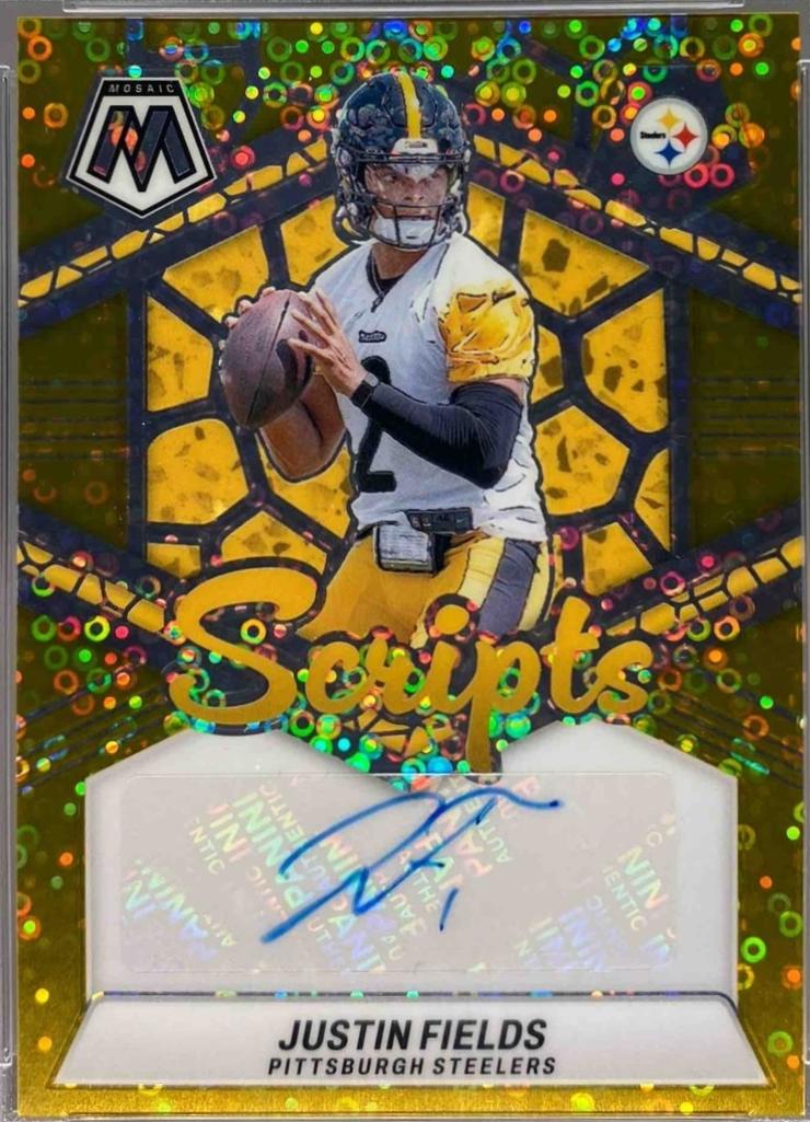 Justin Fields [No Huddle Gold] #SC-JFS