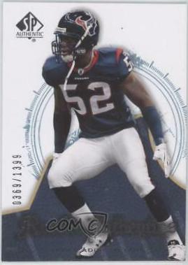 Xavier Adibi #158 2008 SP Authentic Football
