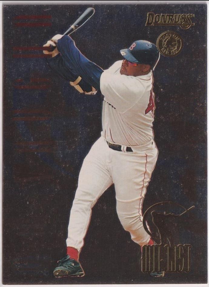 Mo Vaughn #6 Baseball Cards 1996 Panini Donruss Hit List