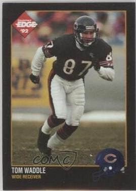 Tom Waddle #18 Football Cards 1992 Collector's Edge