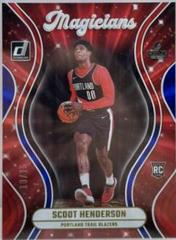 Scoot Henderson [Red Blue] #2 Basketball Cards 2023 Panini Donruss Magicians Prices