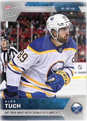 Alex Tuch #21 Hockey Cards 2022 Topps Now