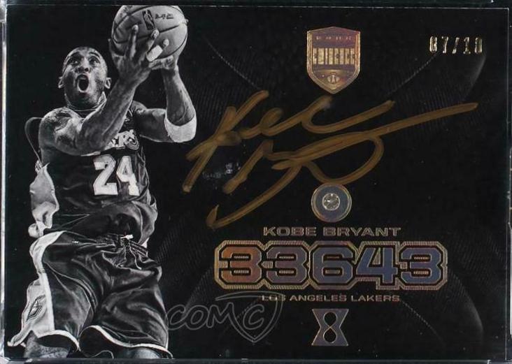 Kobe Bryant #28 Basketball Cards 2017 Panini Kobe Eminence Diamond Autograph