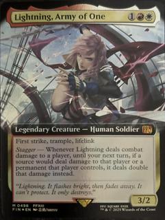 Lightning, Army of One