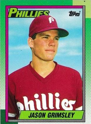 Jason Grimsley #493 Baseball Cards 1990 Topps