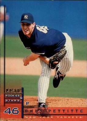 Andy Pettitte #1 Baseball Cards 1998 Leaf Rookies & Stars